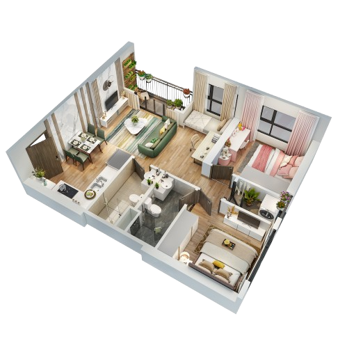 CĂN 2 NGỦ+ Imperia Sky Park