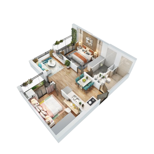 CĂN 2 NGỦ Imperia Sky Park