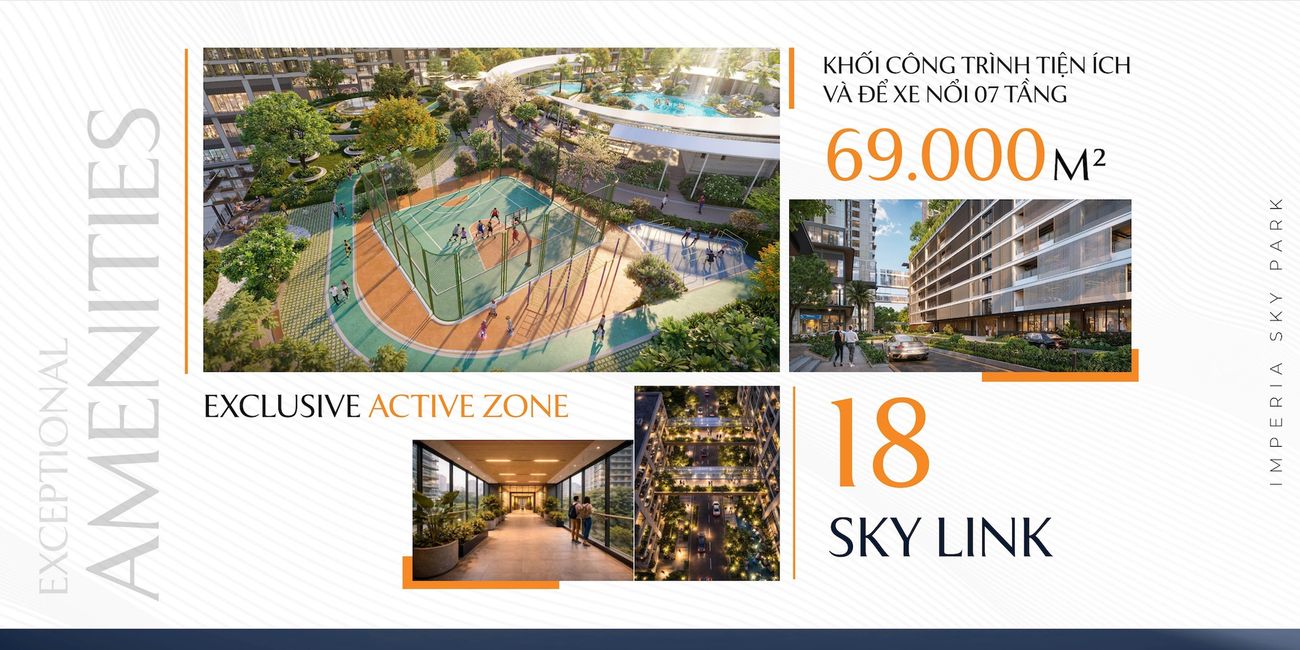 Sân thể thao & nhà để xe Imperia Sky Park