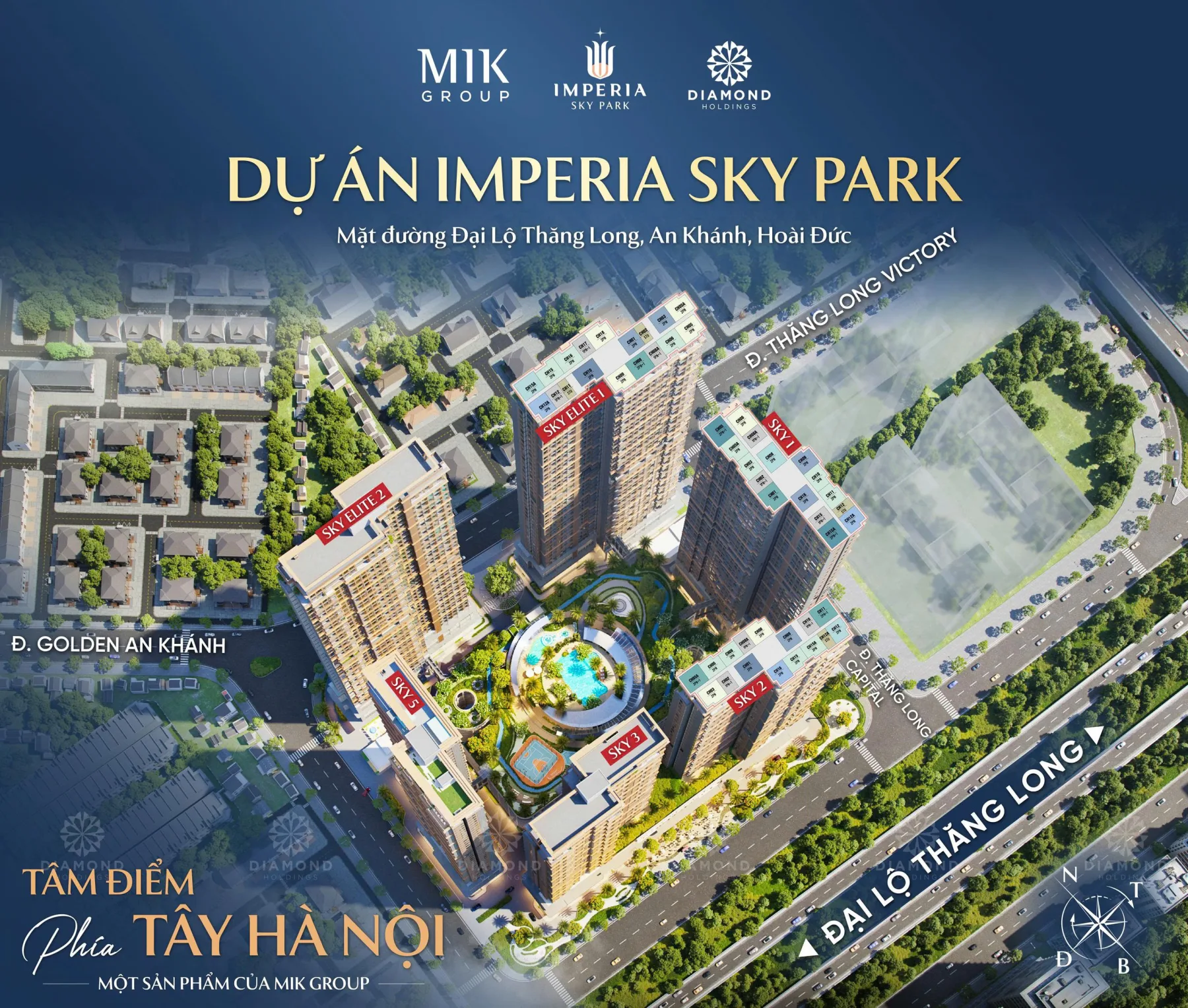 Giá bán Imperia Sky Park- Nam An
